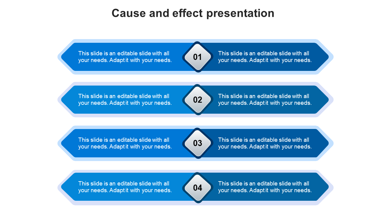 cause and effect presentation-blue